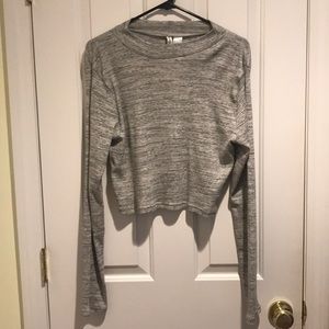 Cropped Long Sleeve Shirt